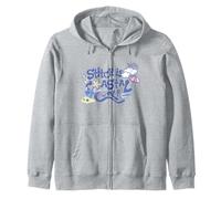 Disney Lilo & Stitch Stitch Is Coastal Cool Big Chest Logo Kapuzenjacke