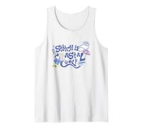 Disney Lilo & Stitch Stitch Is Coastal Cool Big Chest Logo Tank Top