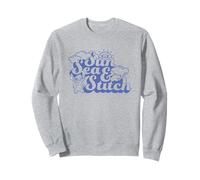 Disney Lilo & Stitch Sun Sea & Stitch Vintage Big Chest Logo Sweatshirt