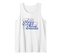 Disney Lilo & Stitch Sun Sea & Stitch Vintage Big Chest Logo Tank Top