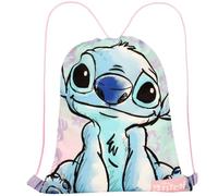Disney Lilo & Stitch Tasche mit Kordelzug für Mädchen, niedlicher Rucksack für Fitnessstudio, Schwimmen und Sportschule, leichte Sporttaschen für Kinder und Jugendliche