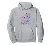 Disney Lilo & Stitch Valentinstag Stitch & Angel Pullover Hoodie