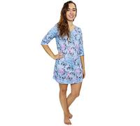 Disney Lilo & Stitch Women's 3/4 Sleeve Dorm Nightgown Pajamas
