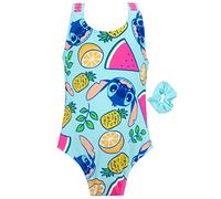 Disney Lilo und Stitch Badeanzug mit Haargummi | Badeanzug Mädchen | Offizielles Lilo & Stitch Merchandise | 116