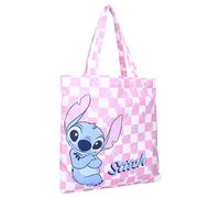 Disney Lilo und Stitch BAG IT UP - Einkaufstasche - Maße 40 x 40 x 1 cm - Farbe Rosa und Violett, Rosa und Lila