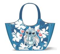 Disney Lilo und Stitch Blue-Summer Strandtasche, Blau, 49 x 39 cm
