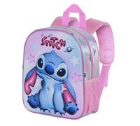 Disney Lilo und Stitch Cosmic-Elite 3D Rucksack, Rosa, 25 x 30 cm, Kapazität 7 L