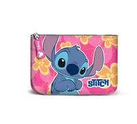 Disney Lilo und Stitch Cute-Kleines Quadratisches Geldbörse, Rosa, 13 x 10 cm