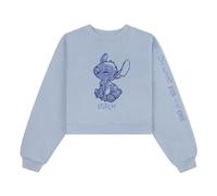 Disney Lilo und Stitch Damen Pullover und Hoodie, Rosa und Blau, Größe S bis L, Hoody, Sweatshirt, Teenager (DE/NL/SE/PL, Alphanumerisch, S, Regular, Regular, Hellblau)