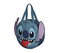 Disney Lilo und Stitch Face-Jumbo Strandtasche, Blau, 53 x 50 cm, Kapazität 42 L