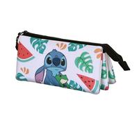 Disney Federmäppchen Lilo und Stitch Frog – dreifach, mehrfarbig, 23 x 11 cm