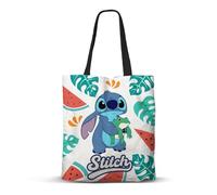 Disney Lilo und Stitch Frog-FAN Shopping Einkaufstasche, Mehrfarbig, 33 x 40 cm