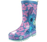 Disney Lilo Und Stitch Gummistiefel Mädchen | Regenstiefel Kinder | Kinder Regenschuhe Mädchen | Blau 30