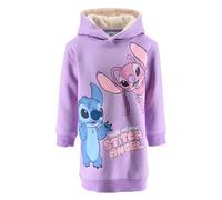 Disney Lilo und Stitch Hoodie für Mädchen Kinder lang Kapuzenpullover Jacke mit Kapuze Gr. 98-128cm warm Weihnachten Geschenk (DE/NL/SE/PL, Numerisch, 98, Regular, Lila)