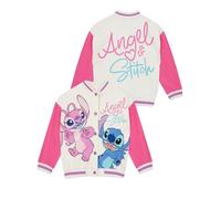 Disney Lilo Und Stitch Jacke | Bomberjacke Stitch Und Angel | Mädchen Mantel| Rosa 116