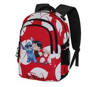 Lilo und Stitch Kiss-Plus Running Rucksack, Rot, 34 x 46 cm, Kapazität 32 L