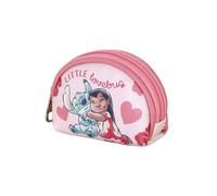 Disney Lilo und Stitch Lovebug-Casual Oval Münzbörse, Rosa, 12 x 9 cm