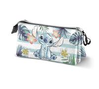 Disney Lilo und Stitch Ocean-Dreifach Federmäppchen, Blau, 23 x 11 cm