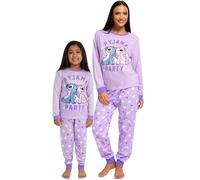 Disney Lilo Und Stitch Schlafanzug | Familien Schlafanzug | Mädchen Schlafanzug Mutter Tochter | Stitch Und Angel Pyjama Für Mädchen | Lila 134