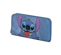 Disney Geldbörse Lilo und Stitch Steel-Unverzichtbare – Blau, 19 x 10 cm