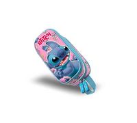 Disney Doppelfedermäppchen Lilo und Stitch Surprise-3D Blau 22 x 10 cm