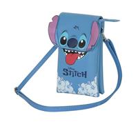 Disney Lilo und Stitch Tongue-Handytasche, Blau, 12 x 20 cm