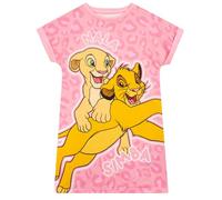 Disney Lion King Nachthemden Für Mädchen | König Der Löwen Nachthemd | Schlafshirt Kinder | Rosa 98
