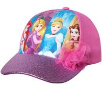 Disney Little Girls Princess Character Cotton Baseball Cap, Pink, Age 4-7