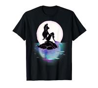 Disney Little Mermaid Ariel Colorful Sunset Moon T-Shirt T-Shirt