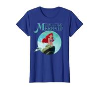 Disney Little Mermaid Ariel Splash Rock Graphic T-Shirt T-Shirt, Damen, Königsblau, XS