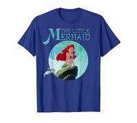 Disney Little Mermaid Ariel Splash Rock Graphic T-Shirt T-Shirt, Herren, Königsblau, S