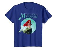 Disney Little Mermaid Ariel Splash Rock Graphic T-Shirt T-Shirt, Kinder, Königsblau, 104