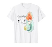 Disney Little Mermaid Ariel Your World Watercolor T-Shirt T-Shirt