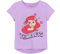 Disney Little Mermaid Princess Ariel Girls T-Shirt, Lavendel, 4-5