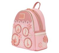 Disney Loungefly - Stained Glass Princesses Mini-Rucksack rosa weiß