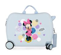 Disney Love Minnie Kinder-Koffer Blau 50x38x20 cms Hartschalen ABS Kombinationsschloss 34L 2,3Kgs 4 Räder Handgepäck