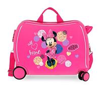 Disney Love Minnie Kinder-Koffer Rosa 50x38x20 cms Hartschalen ABS Kombinationsschloss 34L 2,3Kgs 4 Räder Handgepäck