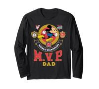 Disney M.V.P. Dad Mickey Mouse Racing Champion Father's Day Langarmshirt