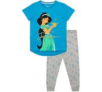Disney Mädchen Aladdin Schlafanzug Blau 110