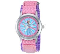 Disney Mädchen Analog Japanisches Quarzwerk Uhr mit Nylon Armband WDS000718