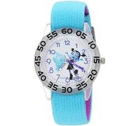 Disney Mädchen Analog Quarz Uhr mit Nylon Armband WDS000417