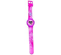 Disney Mädchen-Armbanduhr Violetta LCD-Uhr mit Strass 8x3x27 cm Digital Quarz Plastik 117011