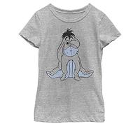 Disney Mädchen Basic Sketch Eeyore T-Shirt, L