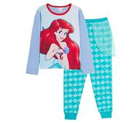 Disney Mädchen Der kleine Meerjungfrau Ariel Pyjamas Prinzessin Verkleidung Volle Länge Neuheit Pjs mit Glitzer Lounge Pants, Flieder, 9-10 Years