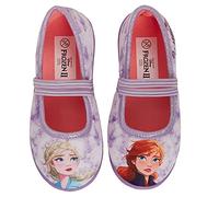 Disney Mädchen Frozen 2 Hausschuhe ELSA Anna Ballerinas Kinder Hausschuhe Slip On Hausschuhe