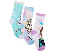 Disney Mädchen Frozen 3er-Pack Socken Kinder ELSA Multipack-Söckchen als Geschenk für Kinder