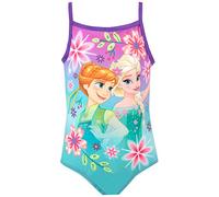 Disney Mädchen Frozen Badeanzug Prinzessin Anna und ELSA Schwimmanzug Die Eiskönigin Violett 98