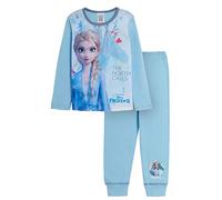 Disney Mädchen Frozen II 2-teiliges Pyjama-Set „Der Norden Ruft“, Blau, Alter 7-8 Jahre