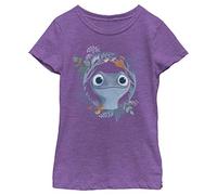 Disney Mädchen Frozen Two Watercolor Salamander T-shirt T-Shirt, Purple Berry, XS