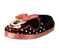 Disney Mädchen Hausschuhe Minnie Mouse Schwarz 27